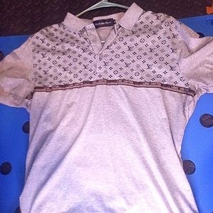Brown/Grey Louis Vuitton shirt